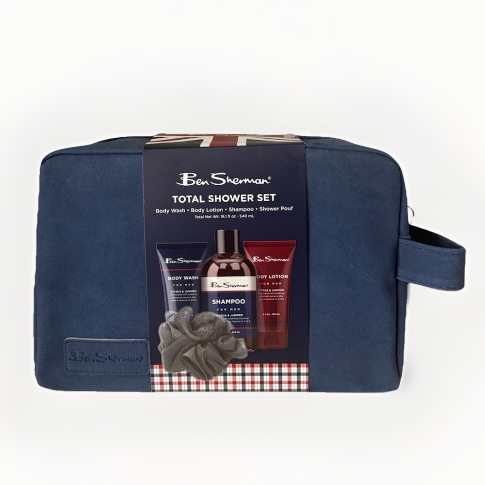 Ben‎ Sherman Men's 4 Piece Total Shower Set